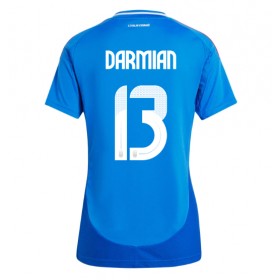 Italia Matteo Darmian #13 Hjemme skjorte til dame EM 2024 Kortermet